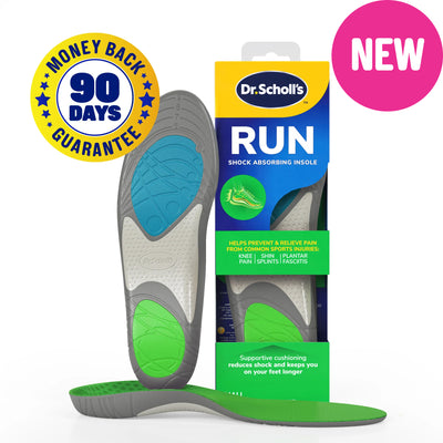 Dr. Scholl’s™ Run Shock Absorbing Insoles, AUS Shoe Size 5-9