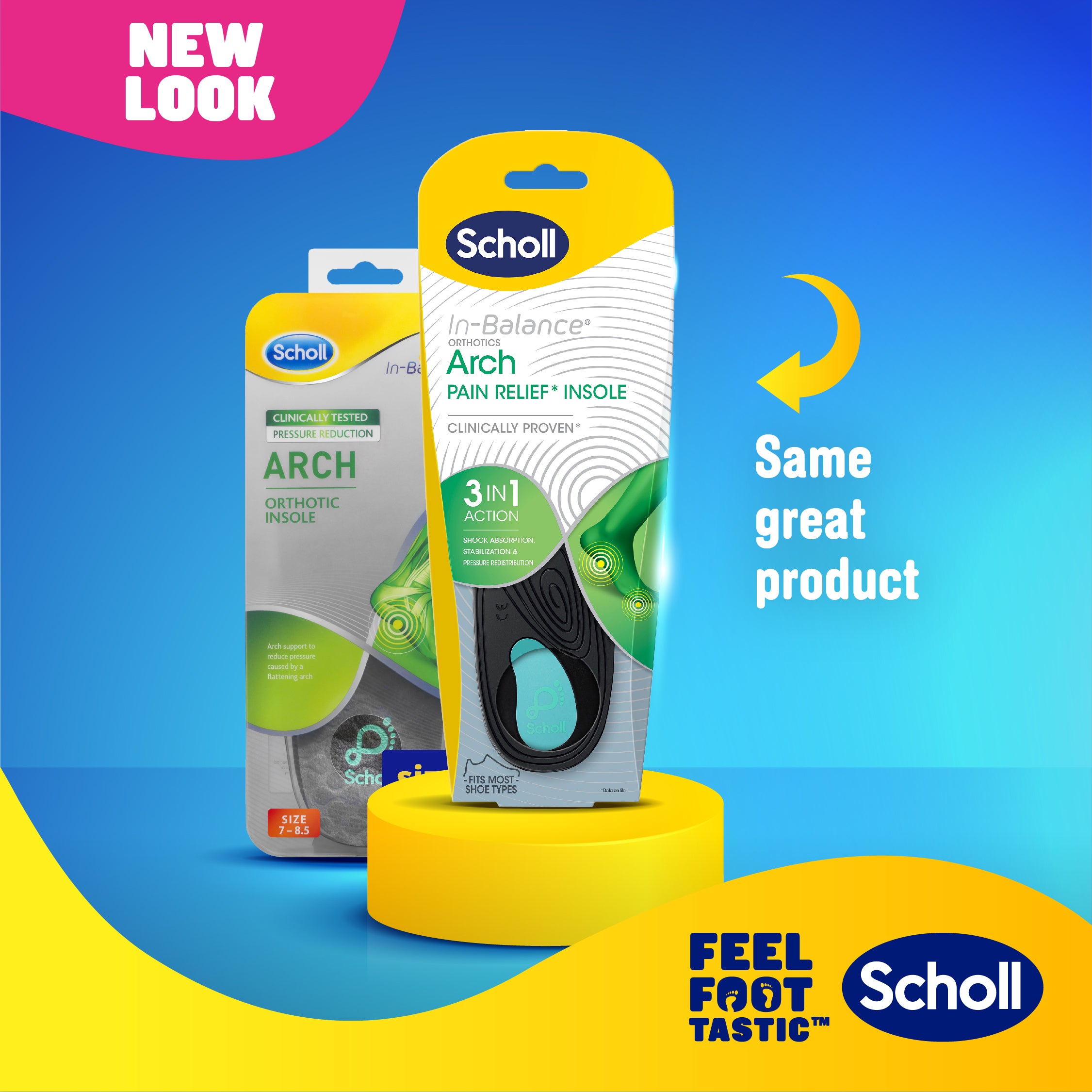 Scholl in balance ball of deals foot & arch orthotic insole