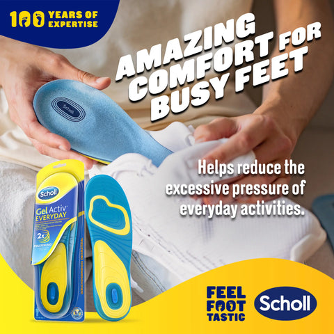 Scholl GelActiv Everyday Insoles Men