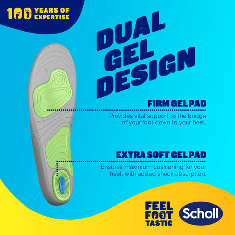 Scholl gel 2025 insoles women's