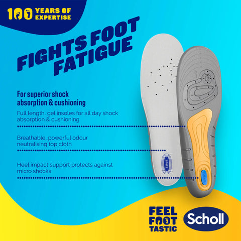 Scholl GelActiv Work Insoles Men