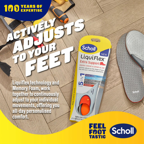Scholl LiquiFlex Extra Support Insole Large Scholl Australia