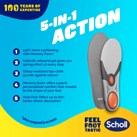 Scholl memory 2025 foam insoles