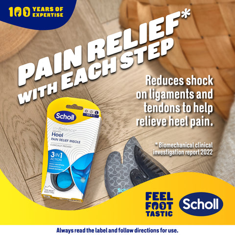 Scholl In-Balance® Heel Pain Relief Orthotic