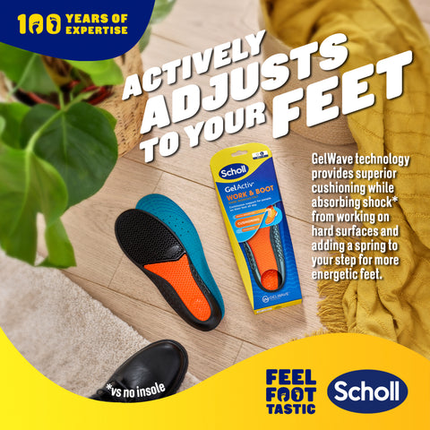 Scholl GelActiv® Work & Boots Insoles (Large)