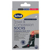 Scholl Travel and Compression Socks - Cotton Black (Small)