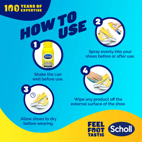 Scholl Fresh Step Shoe Spray 100g Scholl Australia