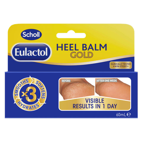 Scholl Eulactol Cracked Heel Balm Gold 60ml