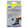 Scholl Flight Socks Compression Hosiery - Cotton Black