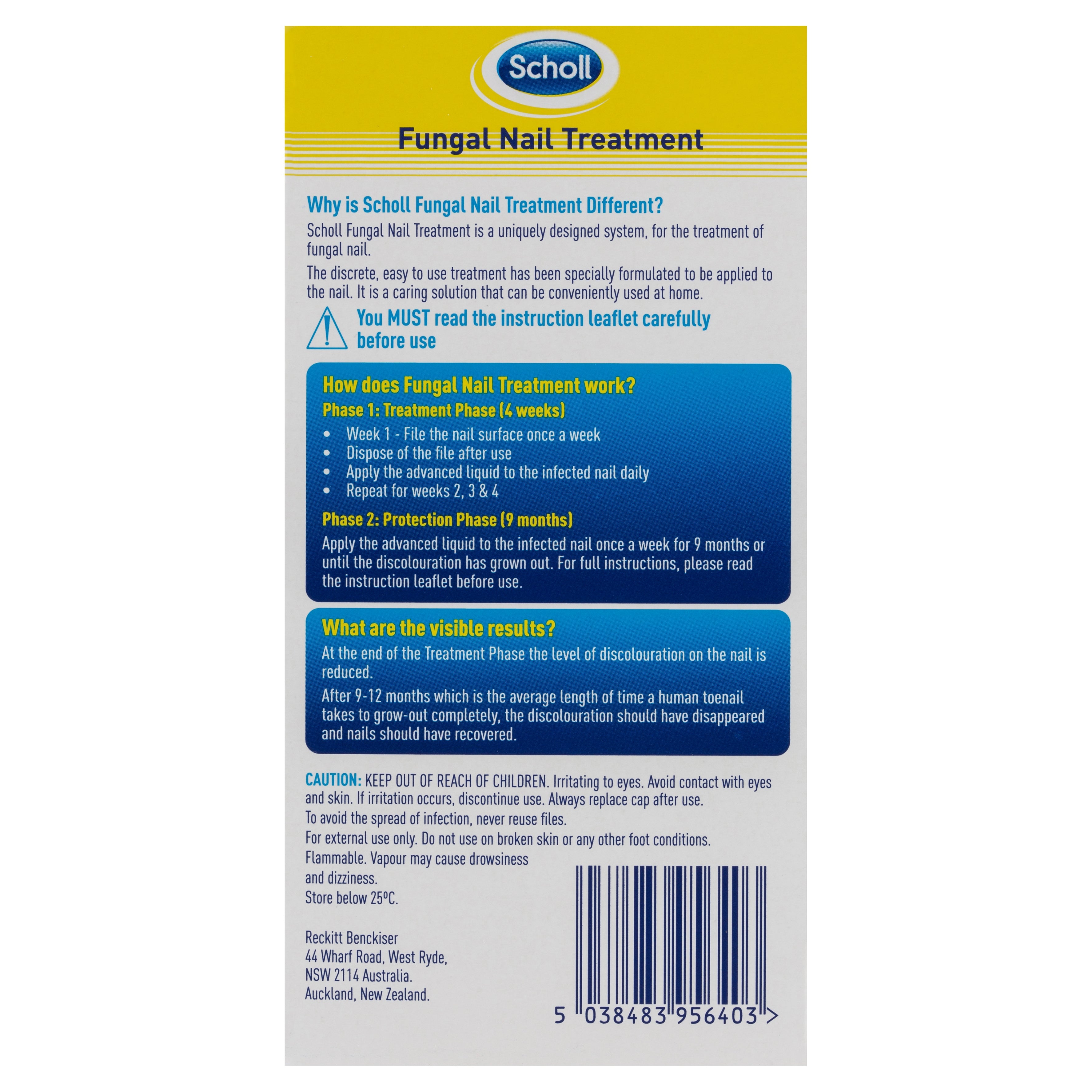 Scholl fungal nail treatment deals leaflet