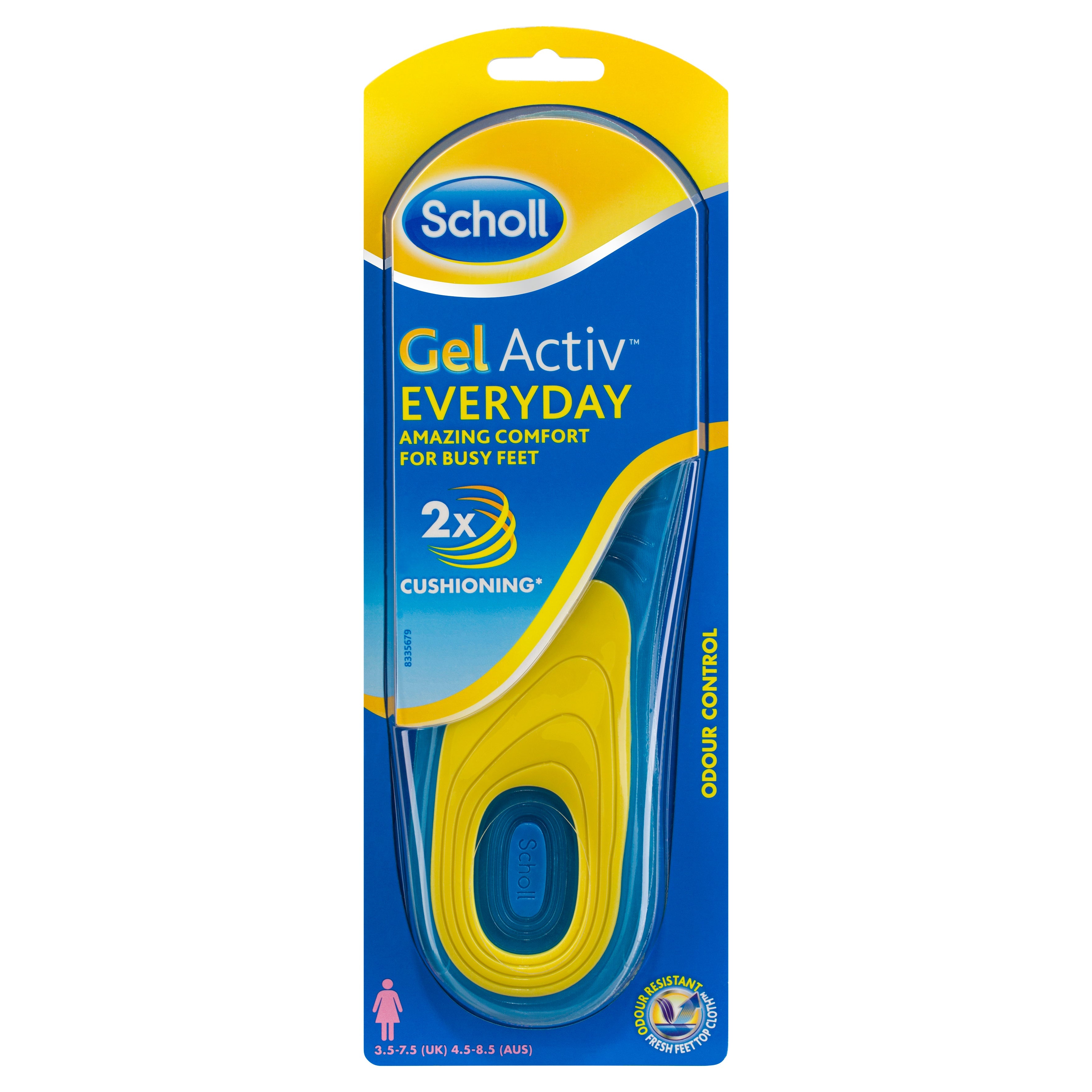 Scholl hot sale silicone insoles