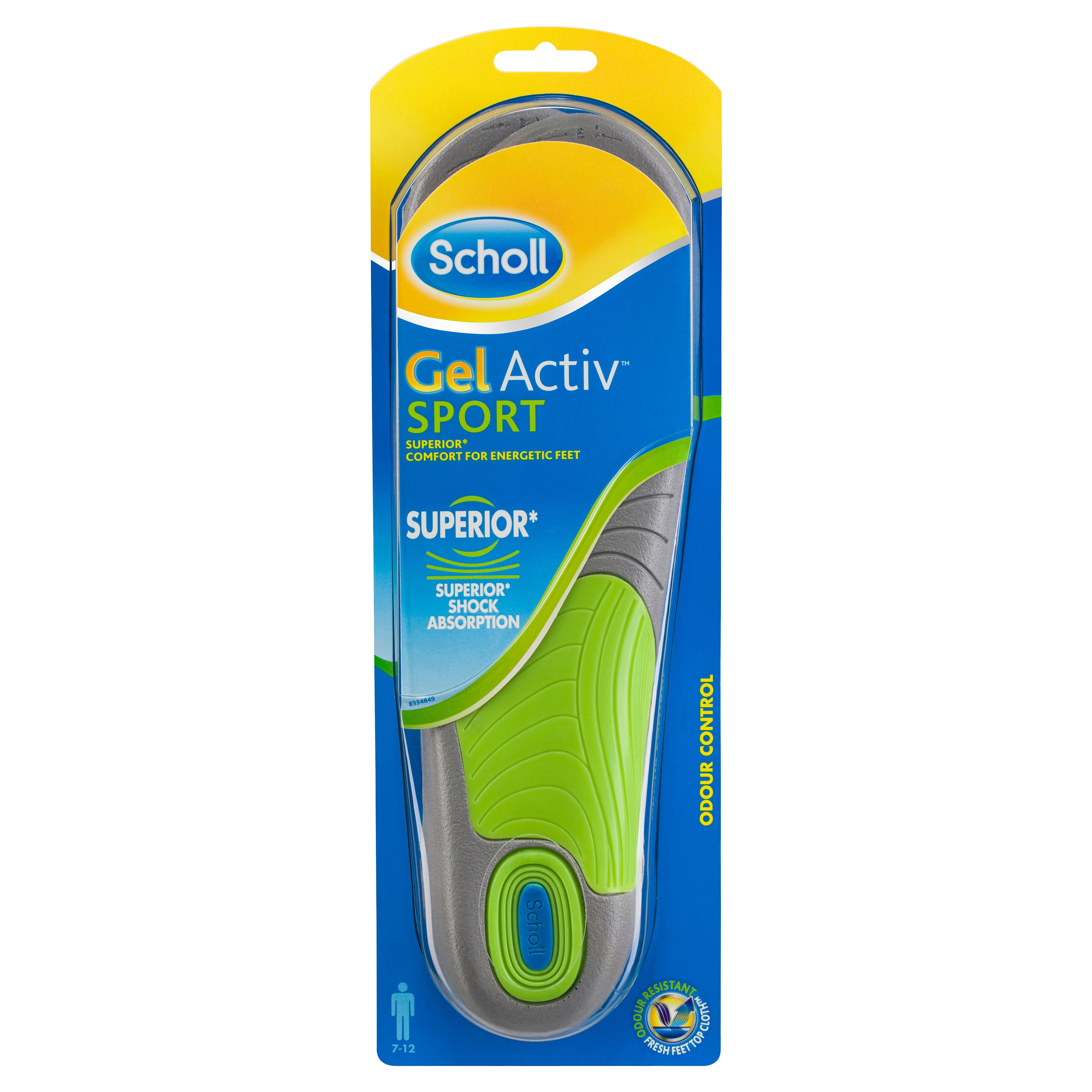 Scholl GelActiv Sport Insoles Men Scholl Australia
